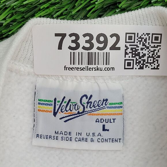 Vintage Trinity College Sweatshirt Womens Large 22x22 White - Picture 7 of 12